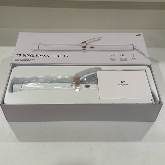 T3 Other - BNIB T3 Singlepass Curl 1.25” White Rose Gold